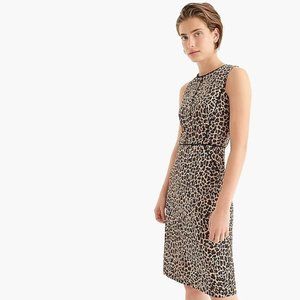 NWT J.Crew leopard shift dress